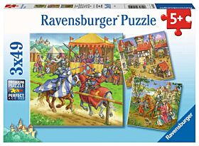 Puslespill 3X49 Riddere Ravensburger