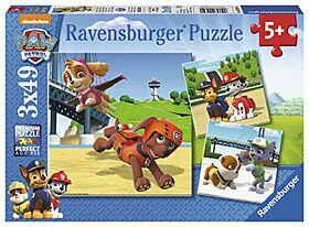 Puslespill 3X49 Paw Patrol Ravensburger