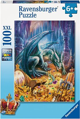 Puslespill 100 Dragens Skatt Ravensburger