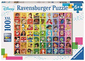 Puslespill 100 Disney Multi Character Ravensburger