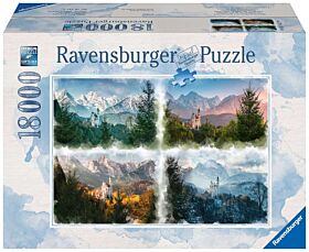 Puslespill 18000 Slott Neuschwanstein Ravensburger