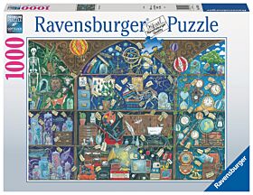 Puslespill 1000 Kuriositetskabinett Ravensburger