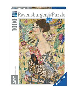 Puslespill 1000 Dame Med Vifte Ravensburger