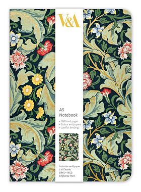 Notatbok A5 Luxury V&A Leicester wallpaper