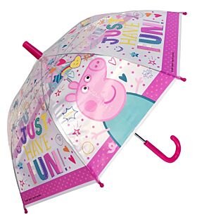 Paraply Peppa Pig transparent