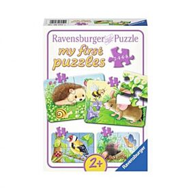 Puslespill 2,4,6,8 My First Puzzle Dyr i hagen Rav