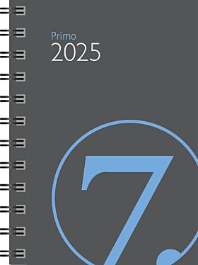 Kalender 2025 7.Sans Primo Kartong, Grå