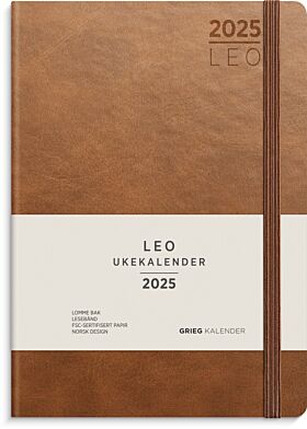 Ukekalender Grieg Leo Lite cognac 2025