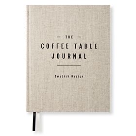 Coffee Table Journal Clean Rough Linen