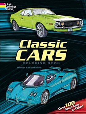 Classic Cars Coloring Book