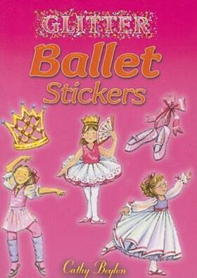 Glitter Ballet Stickers