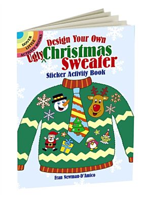 Design Your Own "Ugly" Christmas Sweater Sticker Activity Book