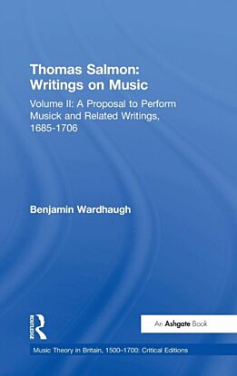 Thomas Salmon: Writings on Music