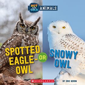 Spotted Eagle-Owl or Snowy Owl (Wild World: Hot and Cold Animals)