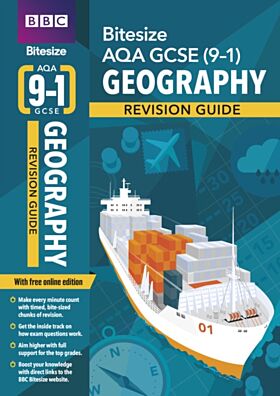 BBC Bitesize AQA GCSE (9-1) Geography Revision Guide inc online edition - 2023 and 2024 exams