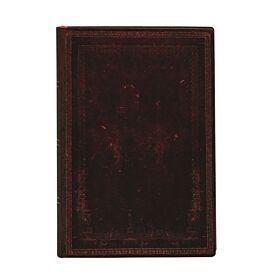 Black Moroccan Bold Mini Lined Softcover Flexi Journal (176 pages)