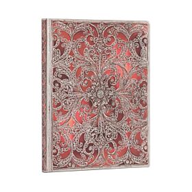 Garnet (Silver Filigree Collection) Ultra Lined Softcover Flexi Journal