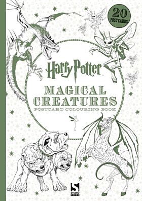 Harry Potter Magical Creatures Postcard Colouring Book