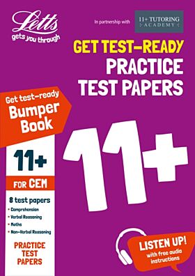 11+ Verbal Reasoning, Non-Verbal Reasoning & Maths Practice Papers (Bumper Book with 4 sets of tests