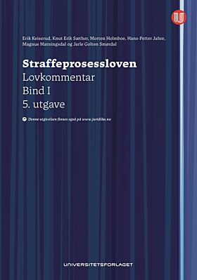 Straffeprosessloven