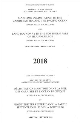 Maritime delimitation in the Caribbean Sea and the Pacific Ocean (Costa Rica v. Nicaragua) land boun