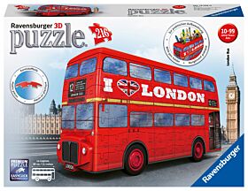 Puslespill 216 3D London Bus Ravensburger