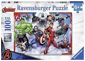 Puslespill 100 Marvel Avengers Ravensburger