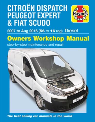 Citroen Dispatch, Peugeot Expert & FIAT Scudo Diesel ('07-Aug '16) 56 to 16