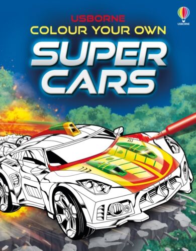 Colour Your Own Supercars