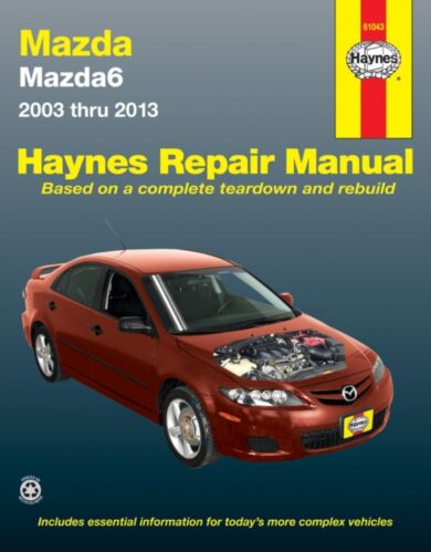 Mazda6 (2003-2013) Haynes Repair Manual (USA)