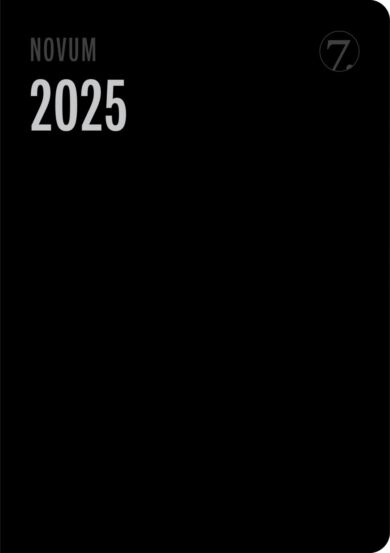 Kalender 2025 7.Sans Novum Trend, Sort Innbundet