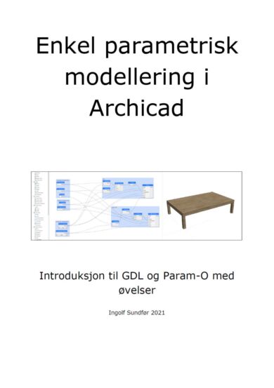 Enkel parametrisk modellering i Archicad