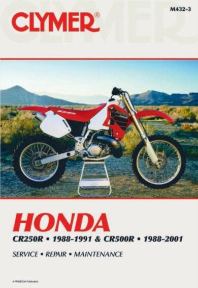 Honda CR250R (1988-1991) & CR500R (1988-2001) Motorcycle Service Repair Manual