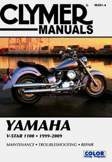 Yamaha V-Star 1100 Series Motorcycle (1999-2009) Service Repair Manual