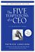 The Five Temptations of a CEO