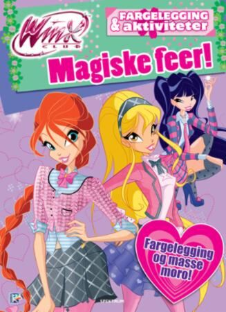 Winx magiske feer. Fargelegging og aktiviteter