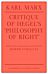 Critique of Hegel's 'Philosophy Of Right'