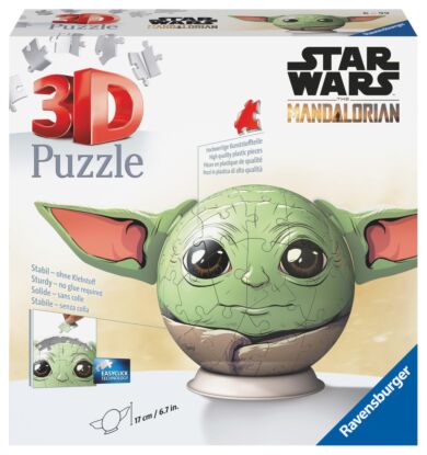 Puslespill 72 Star Wars Yoda med ører Ravensburger