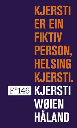 Kjersti er ein fiktiv person, helsing Kjersti