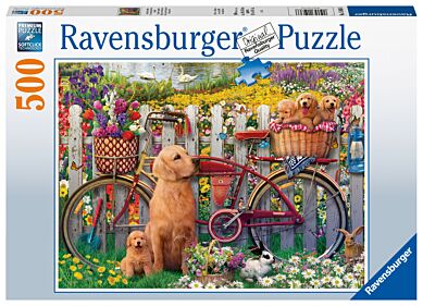 Puslespill 500 Søte Hunder Ravensburger