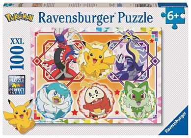 Puslespill 100 Pokemon Ravensburger