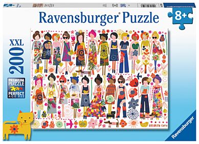 Puslespill 200 Blomster Og Venner Ravensburger