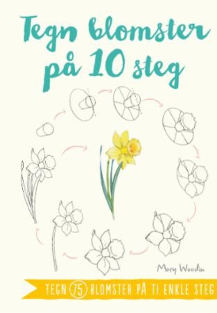 Tegn blomster på 10 steg