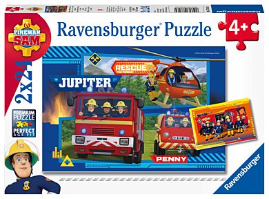 Puslespill 2X24 Brannmann Sam Ravensburger