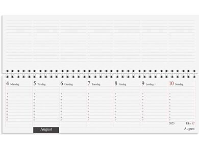 Avtalekalender Grieg 2025 spiral