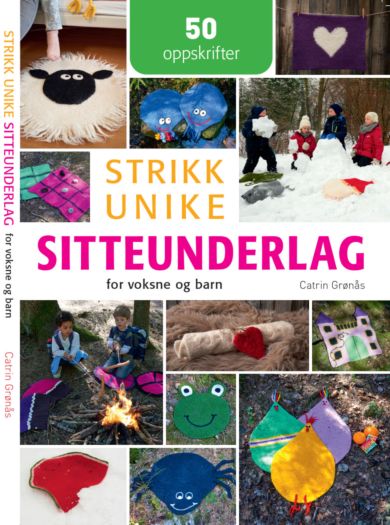 Strikk unike sitteunderlag