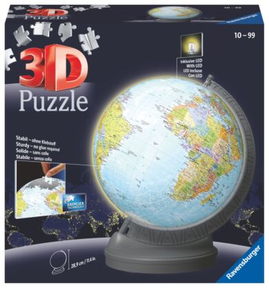 Puslespill 540 Globe med lys Ravensburger