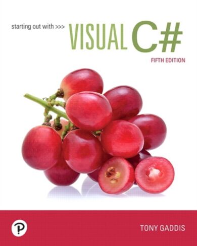 Starting out with Visual C#