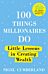 100 Things Millionaires Do