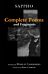 Complete Poems and Fragments